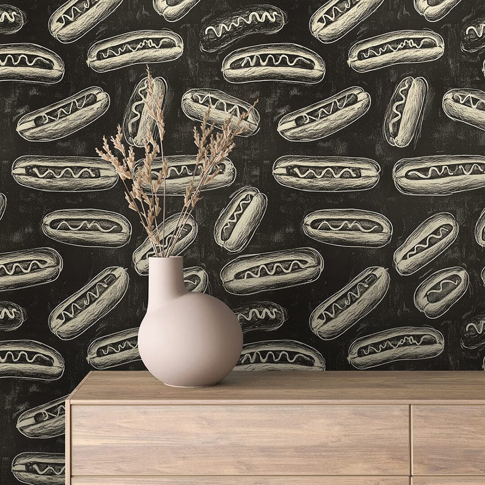 COMMERCIAL 0011 - Butcher's Cuts Chalkboard Wallpaper