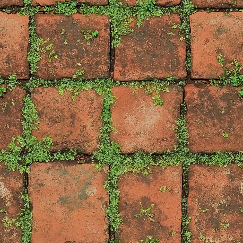 Mossy Aged Brick Wall brick wallpaper BRICK 0126 – brick pattern texture