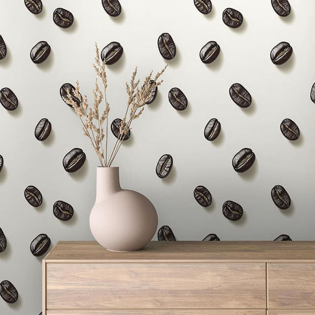 COMMERCIAL 0020 - Coffee Bean Pattern Wallpaper