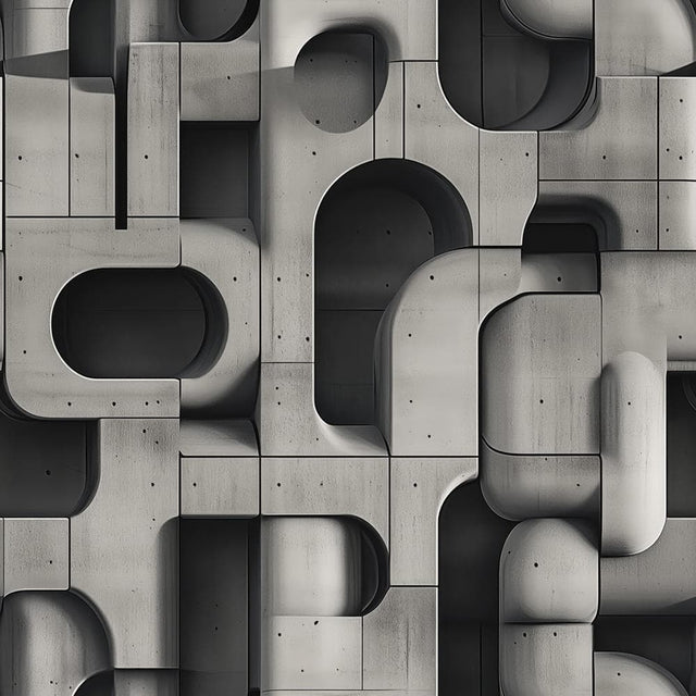 Dark Geometric Concrete Relief wallpaper CONCRETE 0057 – concrete texture and pattern