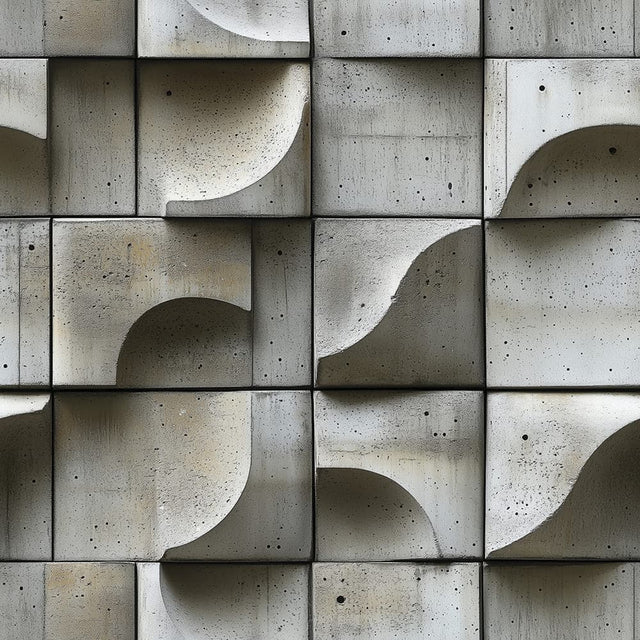 Curved Architectural Concrete Relief wallpaper CONCRETE 0073 – concrete texture and pattern