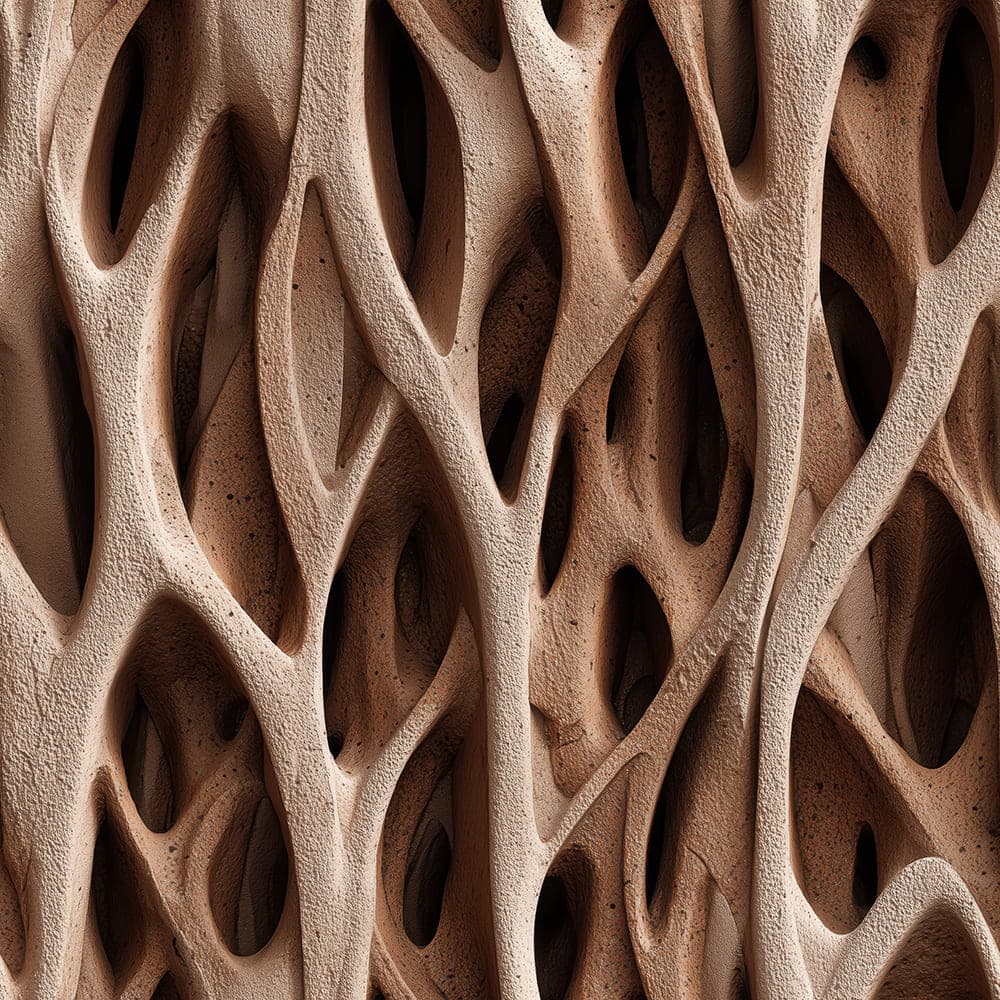 Organic Terracotta Concrete Lattice wallpaper CONCRETE 0100 – concrete texture and pattern