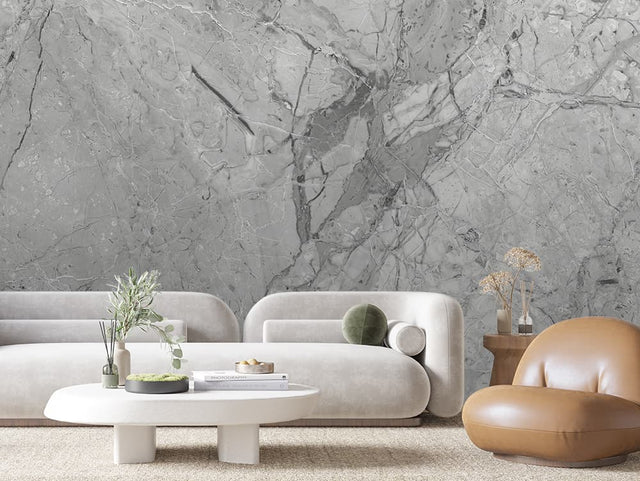 Storm Grey Marble wallpaper MARBLE 0005 – room view