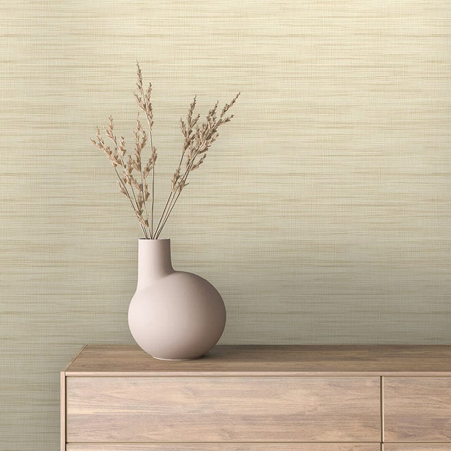 Champagne Grasscloth texture wallpaper TEXTURE 0018 – room view