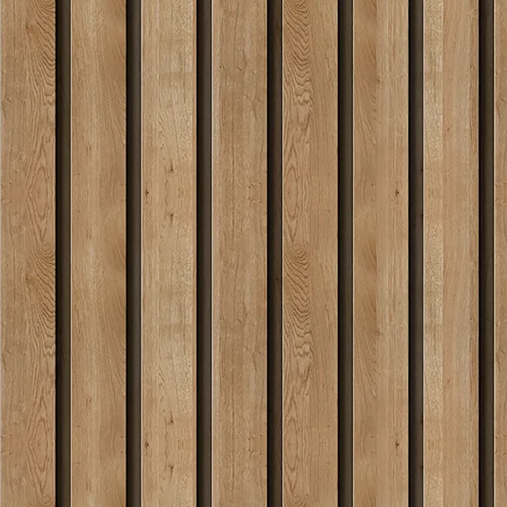 WOOD 0065 – Light Oak Wood Slat Wallpaper