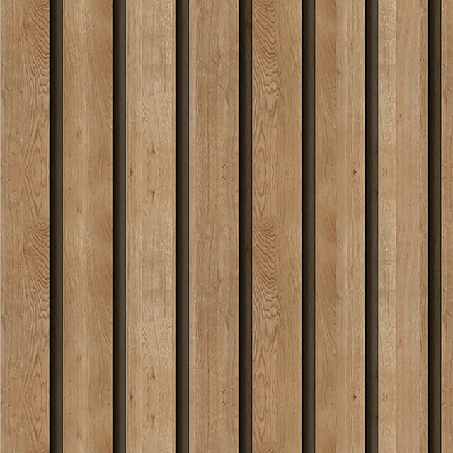 WOOD 0065 – Light Oak Wood Slat Wallpaper