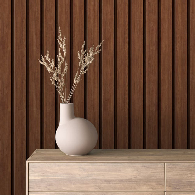 WOOD 0083 – Natural Oak Wood Slat Wallpaper