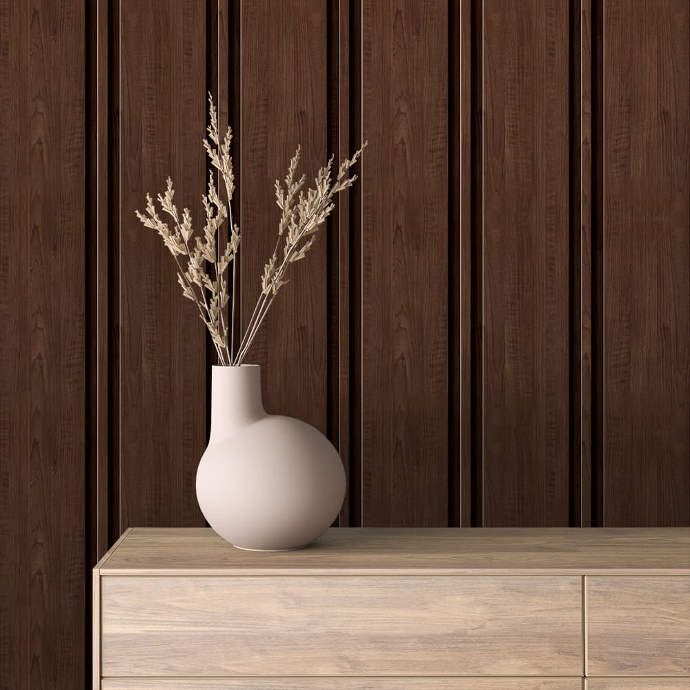 WOOD 0099 – Light Oak Wood Slat Wallpaper